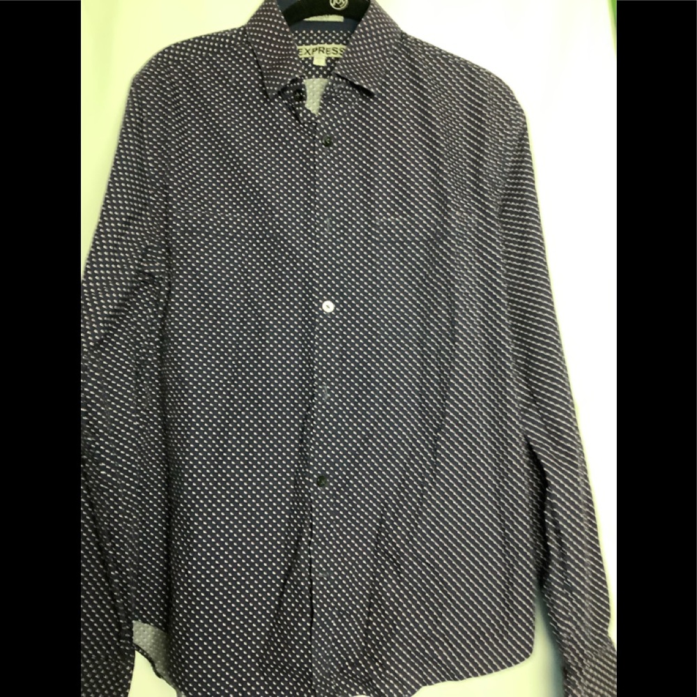 EXPRESS Slim Fit Dress Social Button Down Shirt